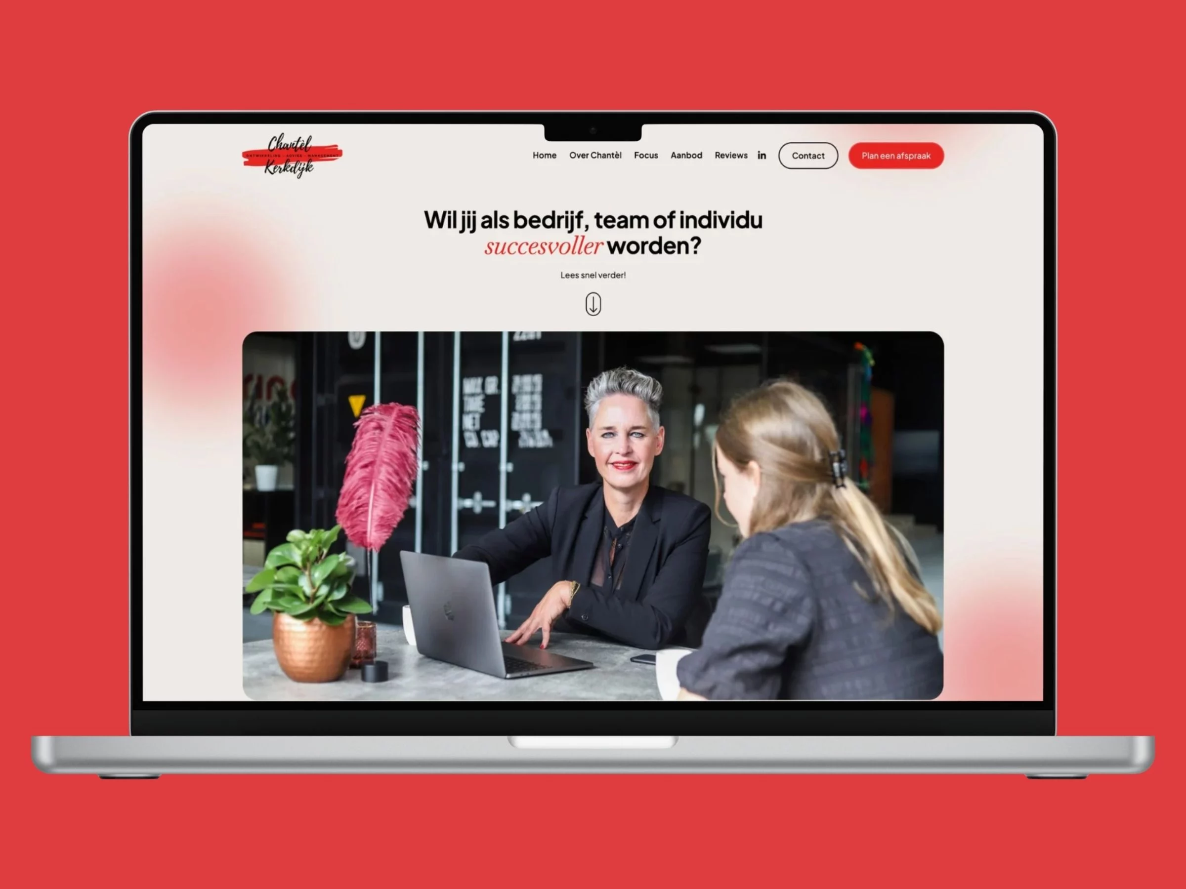 Nieuwe website voor Chantèl Kerkdijk