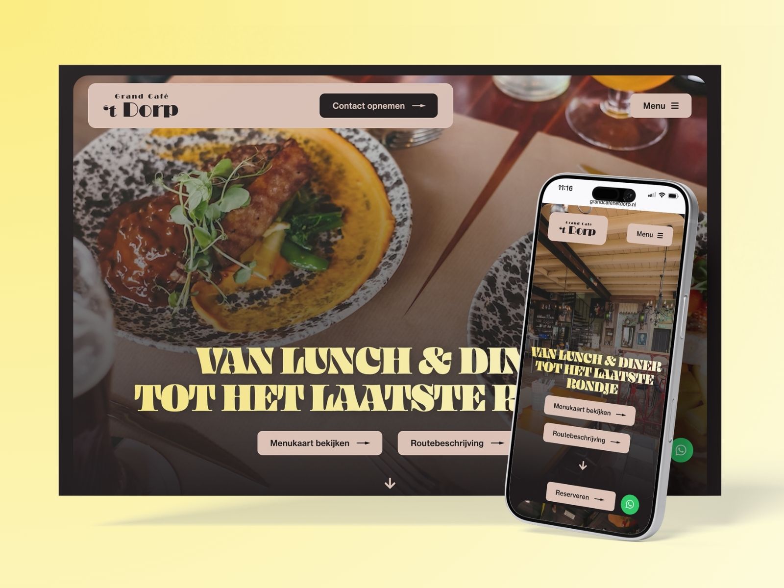 Van gedateerde site naar een website om trots op te zijn