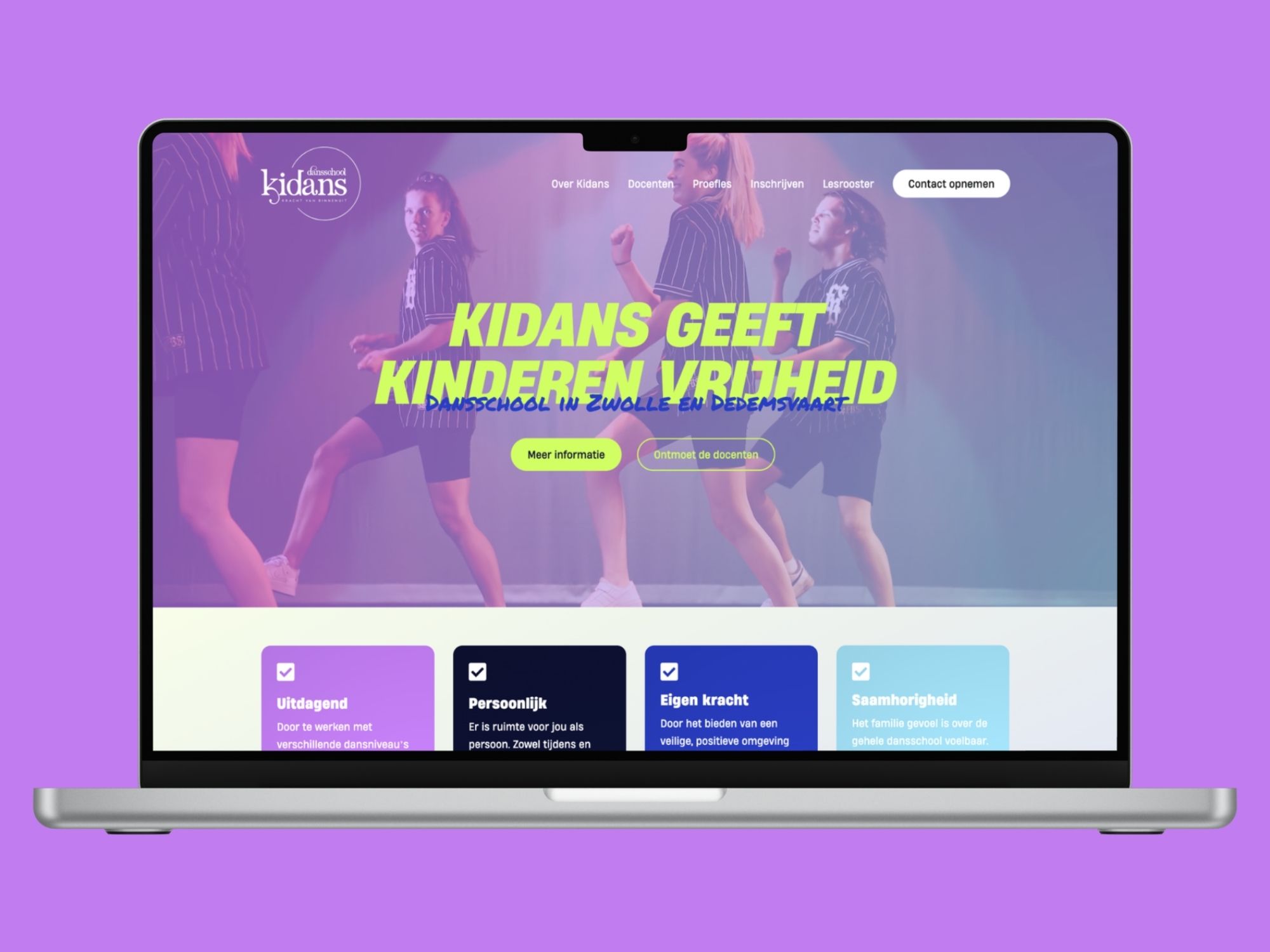 Complete rebranding voor Dansschool Kidans
